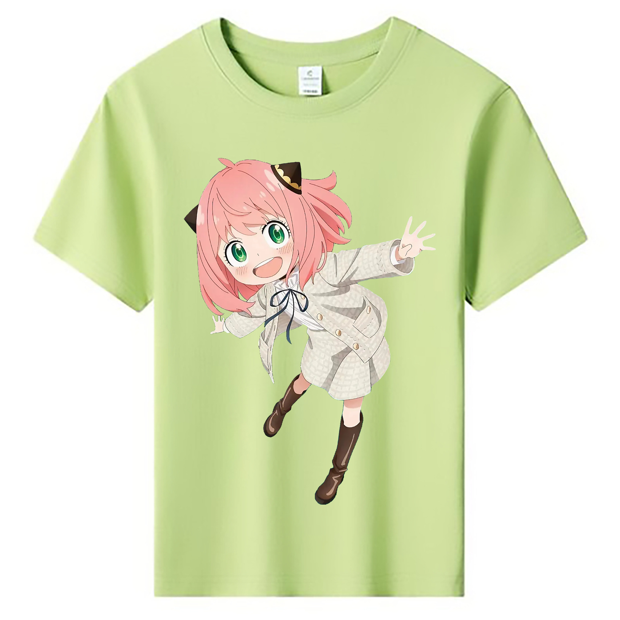 （画像用） SPY×FAMILY间谍家家酒 綿100％キッズTシャツ（フロントプリント）